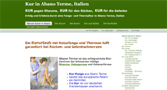 Desktop Screenshot of kur-in-italien.de